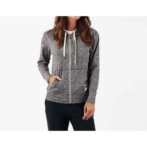 Vuori Jacket Women's Small Grey Halo Performance Hoodie Zip Up